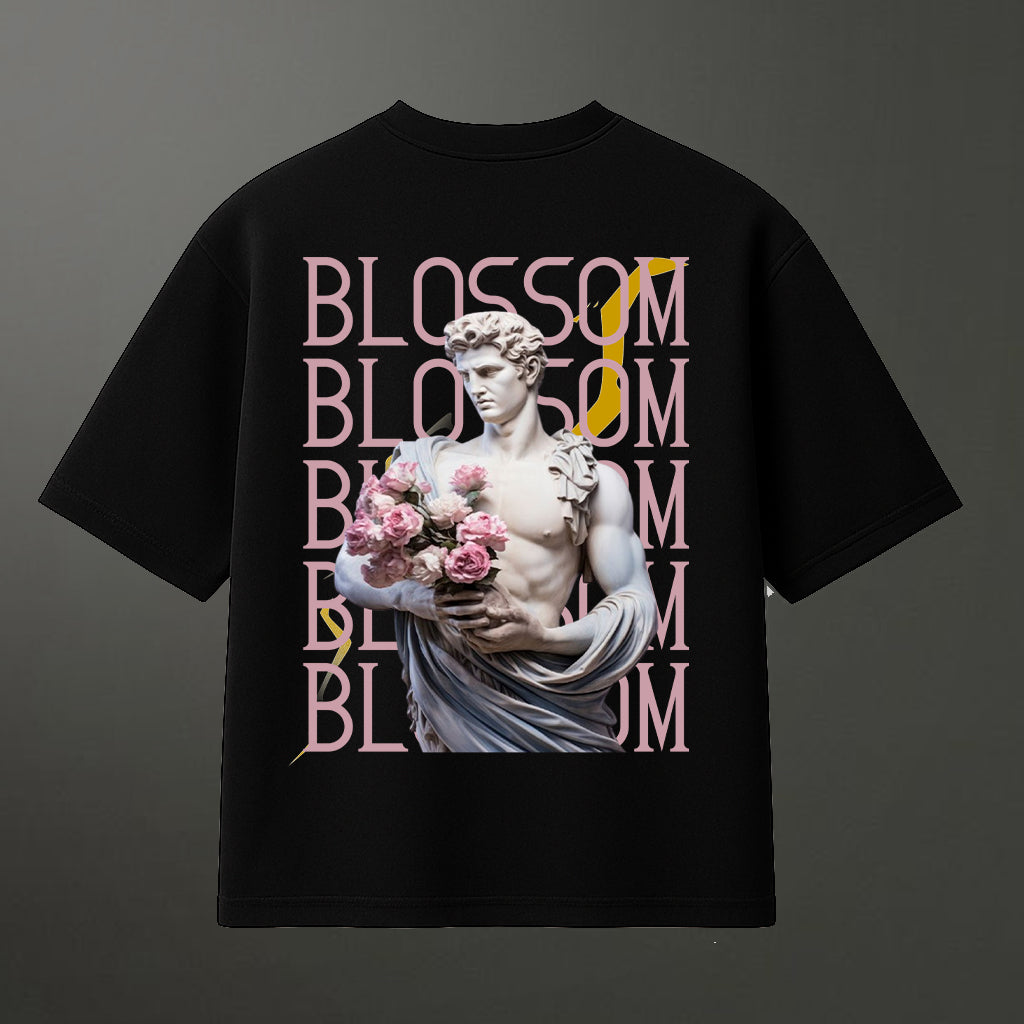 Black Blossom Oversized unisex T Shirt