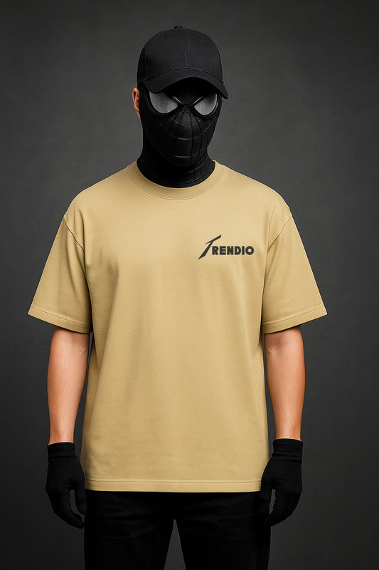 Beige Unisex Oversized T-Shirt