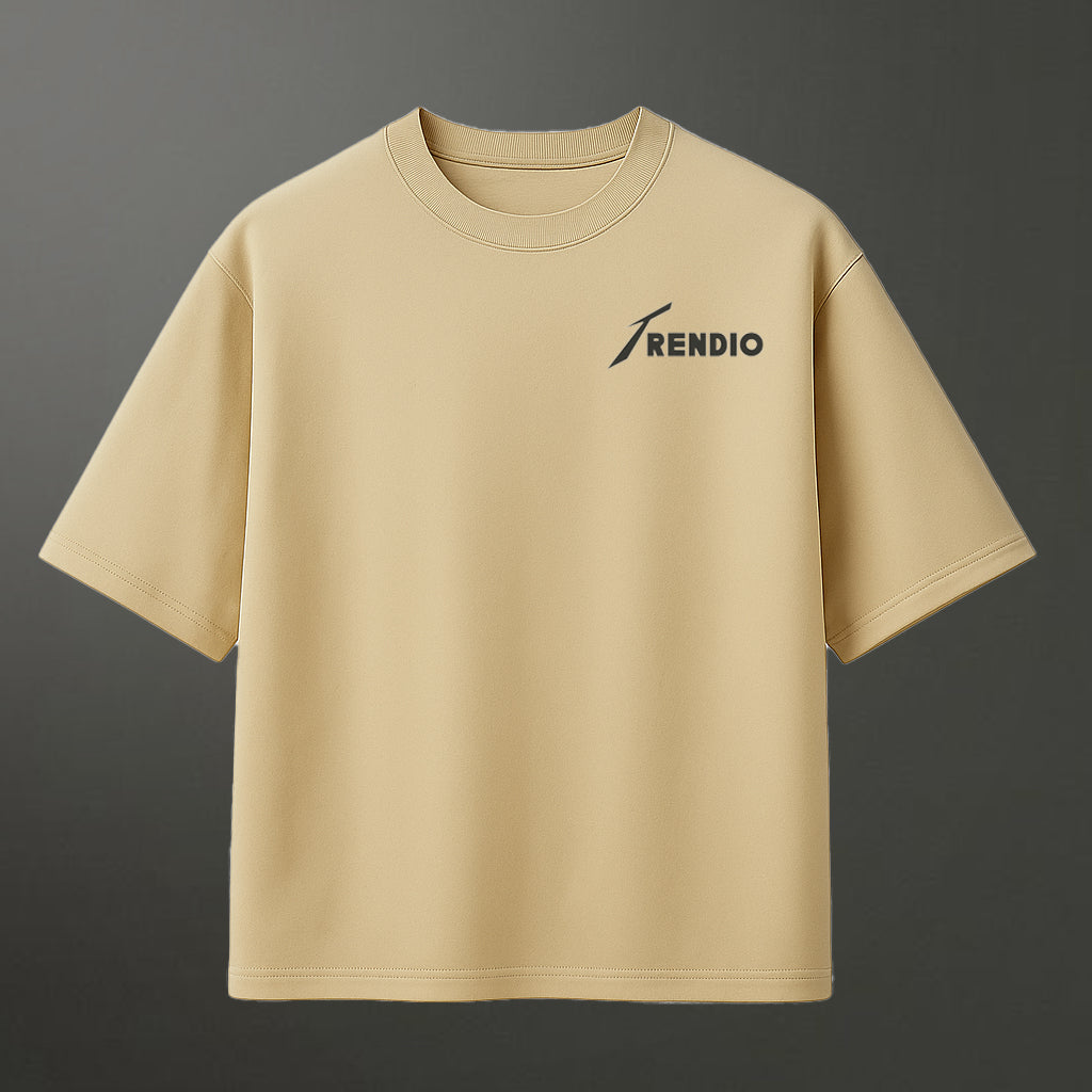 Beige Unisex Oversized T-Shirt