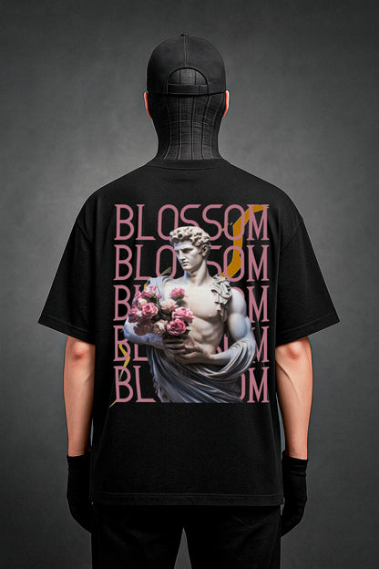 Black Blossom Oversized unisex T Shirt