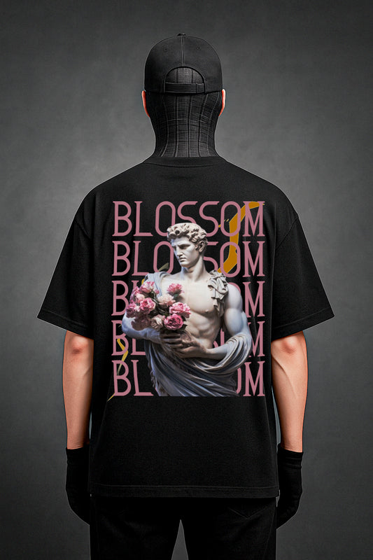 Black Blossom Oversized unisex T Shirt