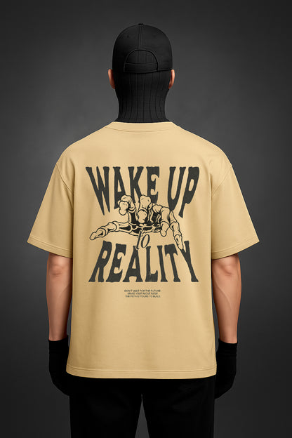 Beige Unisex Oversized T-Shirt