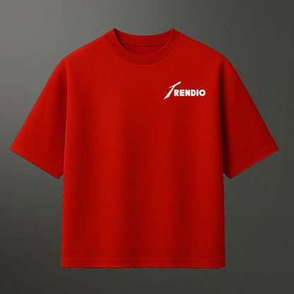 Retro Maroon Oversized Unisex T shirt